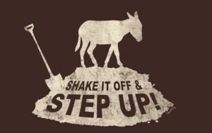 Perseverance story Shake it off and keep on going - Donkey in the well story
