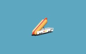 A hot dog stands battle with recession